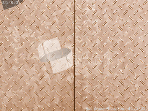 Image of Retro looking Diamond steel