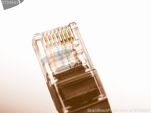 Image of  RJ45 picture vintage