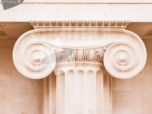 Image of  Ionic capital vintage