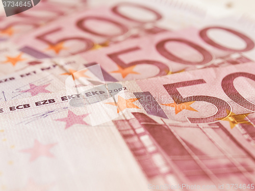 Image of  Euro note vintage