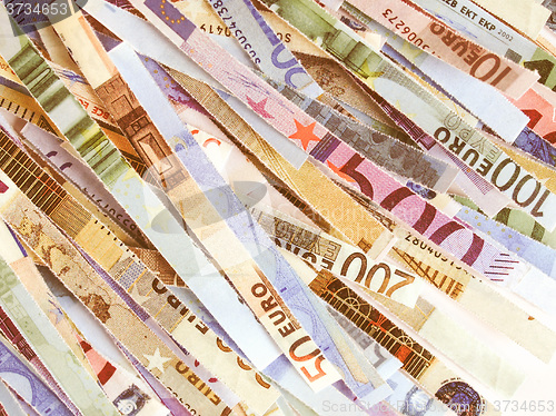 Image of  Euro note vintage