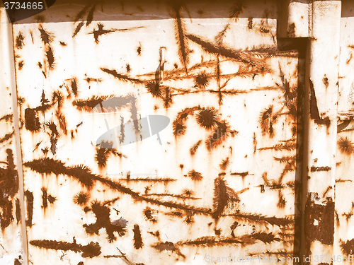 Image of Retro looking Rusted steel
