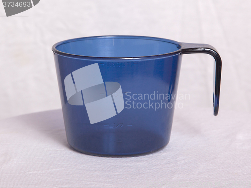 Image of Empty plastic cup isolated