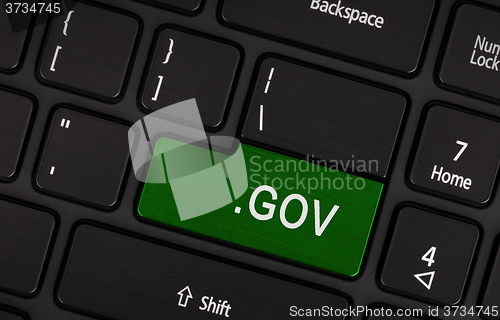 Image of Computer key green - .gov
