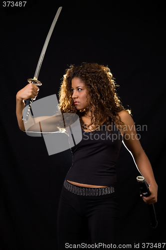 Image of Woman with a sword
