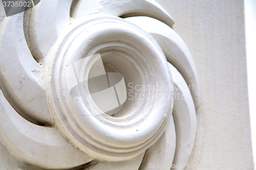 Image of thailand  bangkok   palaces  temple   abstract    in spiral angl