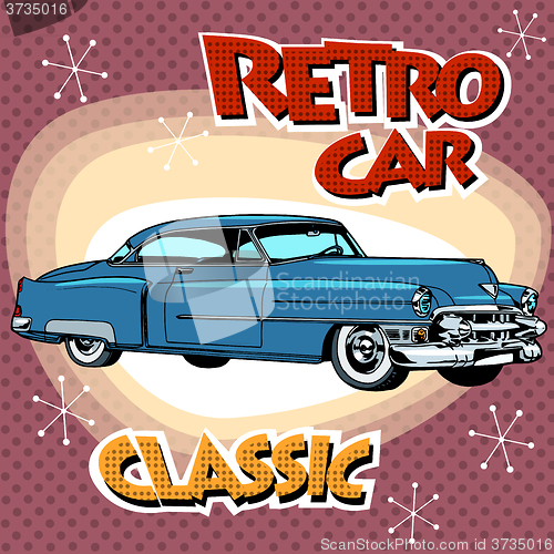 Image of Classic retro car