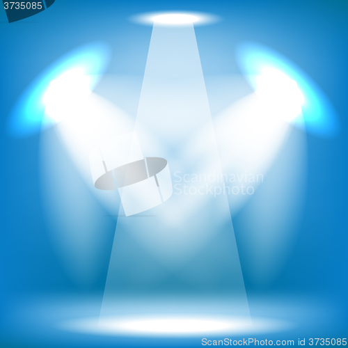 Image of Stage Spotlight Background