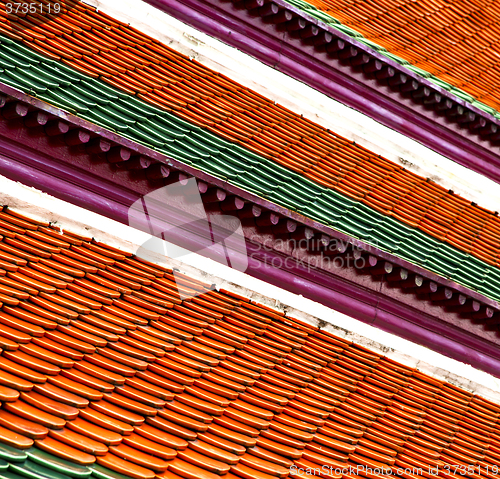 Image of thailand abstract cross colors   asia and sky