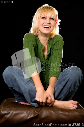 Image of Happy young woman