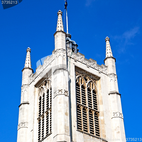 Image of   westminster  cathedral in london england old  construction and