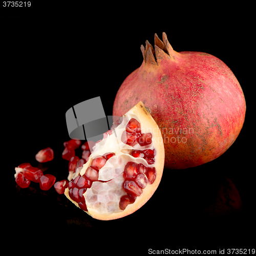 Image of Ripe pomegranate fruit