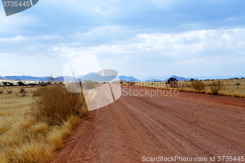 Image of fantastic Namibia desert landscape