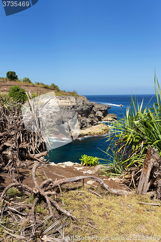 Image of coastline at Nusa Penida island