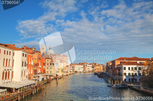 Image of Overview of Grand Canal in Venice, Italy