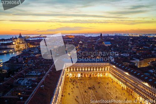 Image of Aerial view of Venice, Italy