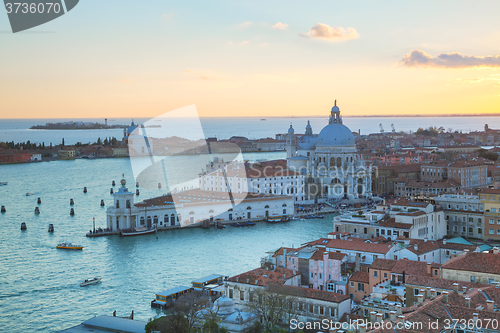 Image of Aerial view of Venice, Italy