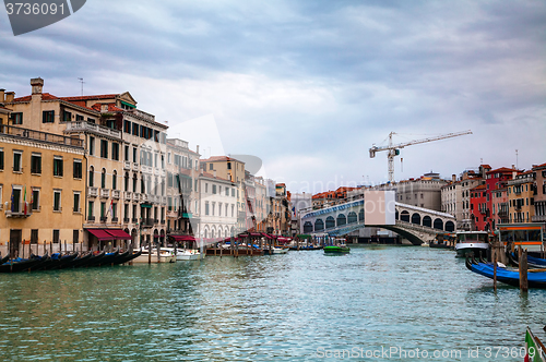 Image of Rialto bridge (Ponte di Rialto) in Venice
