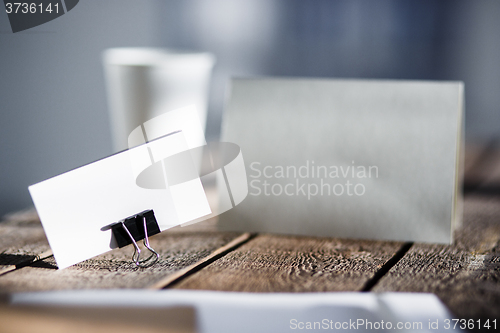 Image of Blank invitation greetings card