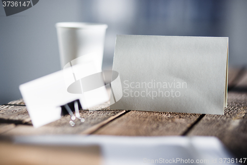 Image of Blank invitation greetings card