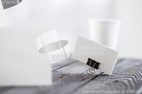 Image of Blank invitation greetings card