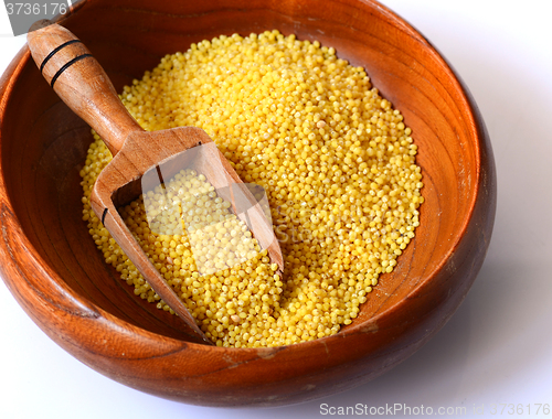 Image of raw yellow millet