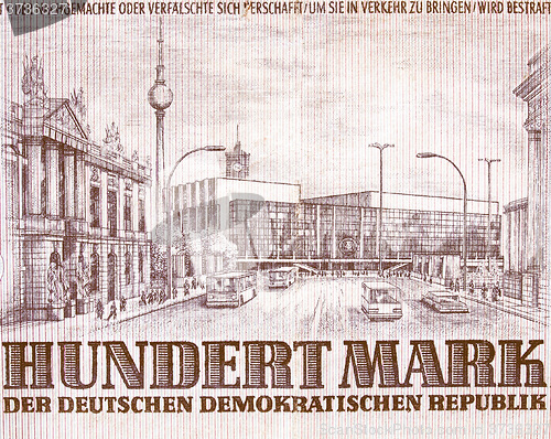 Image of  DDR banknote vintage