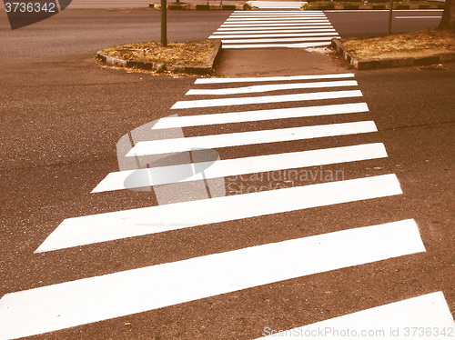 Image of  Zebra crossing vintage