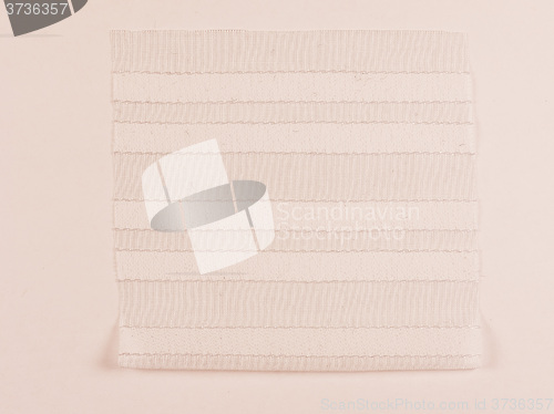 Image of  White fabric sample vintage