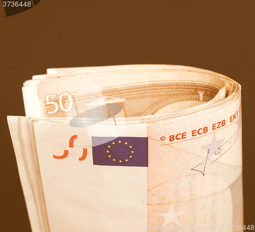 Image of  Euro note vintage