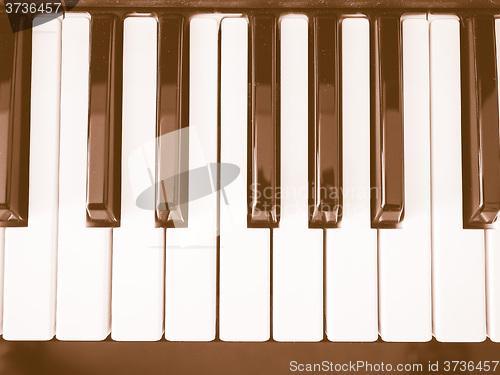 Image of  Music keyboard vintage
