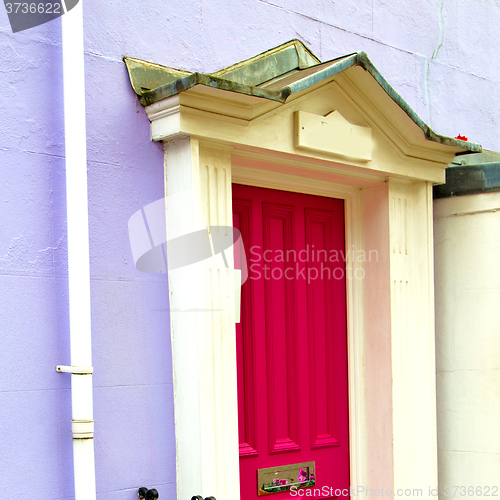 Image of notting   hill  area  in london england old suburban and antique