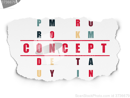 Image of Marketing concept: Concept in Crossword Puzzle