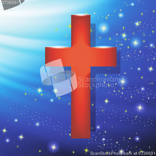 Image of Wood Cross. Symbol of Religion