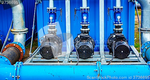 Image of motor pump water electric