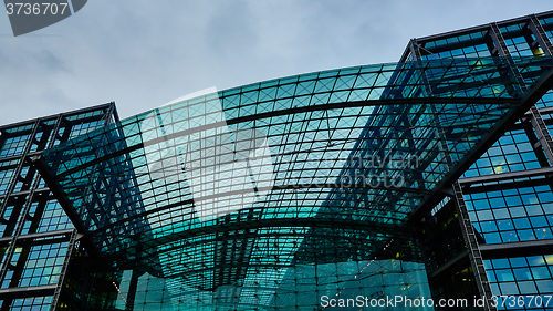 Image of The main railway station in Berlin