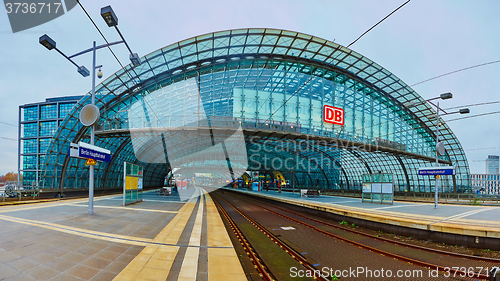 Image of The main railway station in Berlin