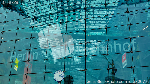 Image of The main railway station in Berlin