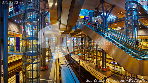 Image of The main railway station in Berlin