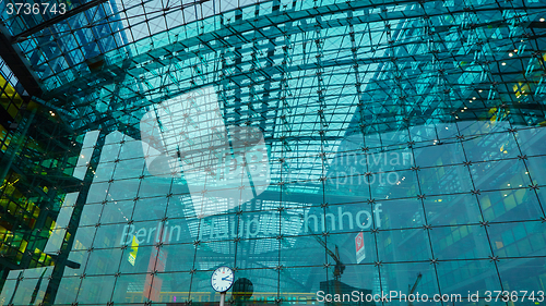 Image of The main railway station in Berlin