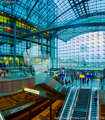 Image of The main railway station in Berlin