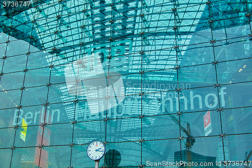 Image of The main railway station in Berlin