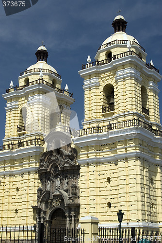 Image of  iglesia church of san francisco detail lima peru