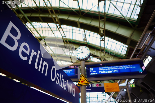 Image of Berlin East railway station