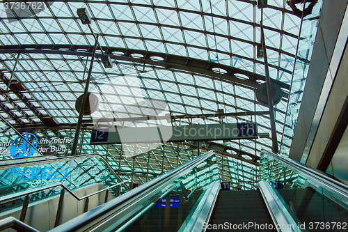 Image of The main railway station in Berlin