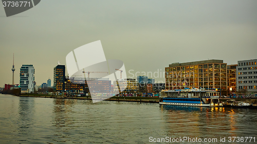 Image of Berlin, Germany - November 16, 2015: city in the fall