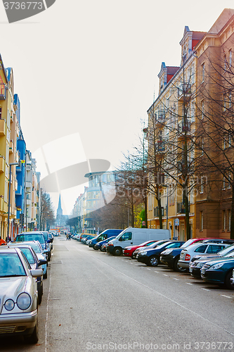 Image of Berlin, Germany - November 12, 2015: city in the fall