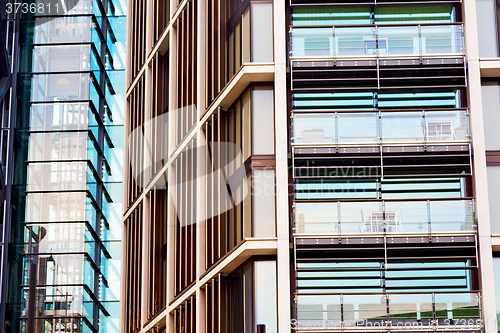 Image of windows in the city of  home and office   skyscraper  building