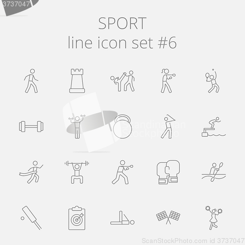 Image of Sport icon set.