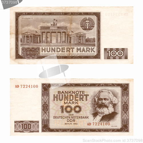 Image of  DDR banknote vintage